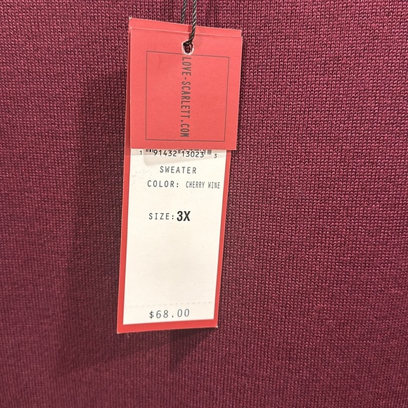 Ladies sweater.  Cold shoulder  with lace detail - Picture 3 of 3